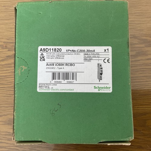 Schneider rcbo amp 30ma - rcbo, 20