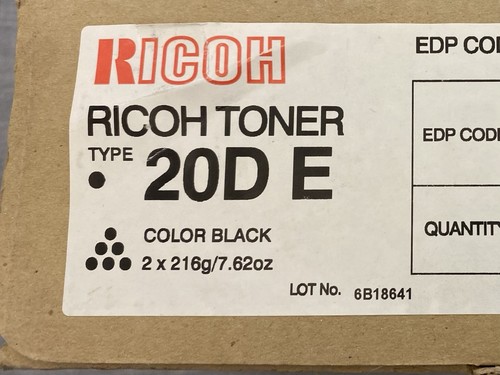 Ricoh toner type 20d - ricoh,